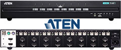 Secure (PPs 3.0) Dual-Screen DisplayPort KVM Switches