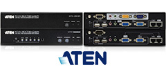 Dual-View VGA/USB/Audio KVM Extenders