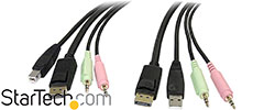 DisplayPort/USB/Audio KVM Cables