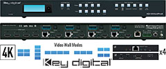 Video-Wall Seamless Matrix Switchers