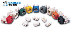 Keystone CAT-5e RJ45 Insert Jacks