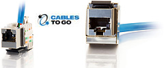 Keystone CAT6 90° RJ45 Jacks