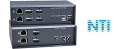 Dual-Monitor 4K HDMI USB KVM over IP