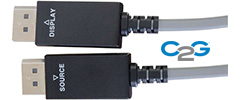 Plenum CMP-Rated DisplayPort Active Optical Cables