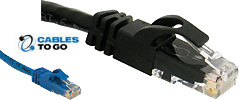 Snagless 550MHz CAT-6 Patch Cables