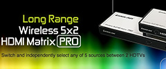 Wireless Matrix HDTV Streaming
