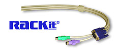 3-in-one Zip KVM cables