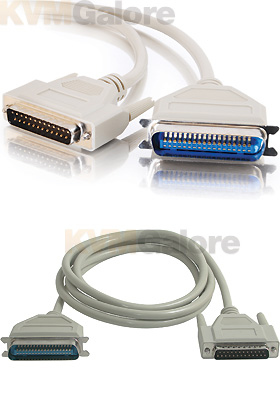 DB25 to Centronics 36 Parallel Printer Cables