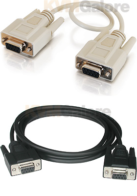 DB9 Female/Female Null Modem Cables