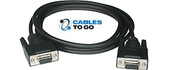 DB9 Female/Female Null Modem Cables