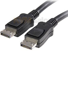 DisplayPort Cable with Latches, 10-Feet