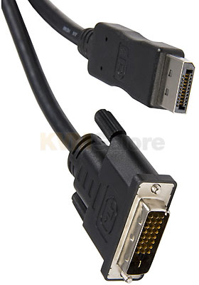 DisplayPort to DVI Video Adapter Cable (M/M), 6-Feet