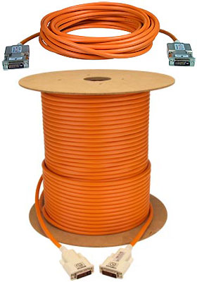 DVI-D Active Fiber Optical Cables DVI-D Active Fiber Optical Cables