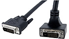 90° Down-Angled DVI-D Dual-Link M/M Cable, 6-Feet