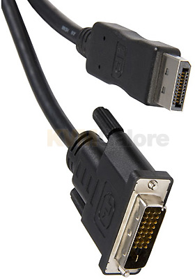 DisplayPort to DVI Video Adapter Cables