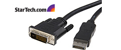 DisplayPort to DVI Video Adapter Cables