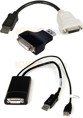 DisplayPort to DVI Video Adapters