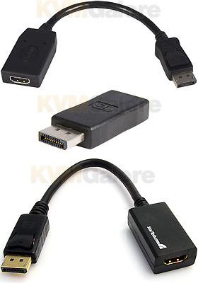 DisplayPort to HDMI Adapters