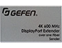 Image 2 of 7 - 4K 600 MHz DisplayPort Extender over One Fiber, Sender unit, top view.