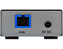 Image 4 of 7 - 4K 600 MHz DisplayPort Extender over One Fiber, Sender and Receiver units, back view.