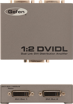 1:2 Dual-Link DVI Distribution Amplifier