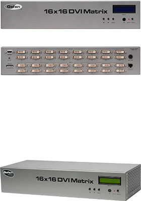 16x16 DVI Crosspoint Matrix 16x16 DVI Crosspoint Matrix