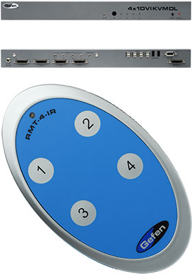 4x1 DVI KVM DL Switcher 4x1 DVI KVM DL Switcher