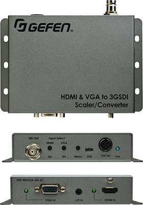 HDMI & VGA to 3GSDI Scaler/Converter