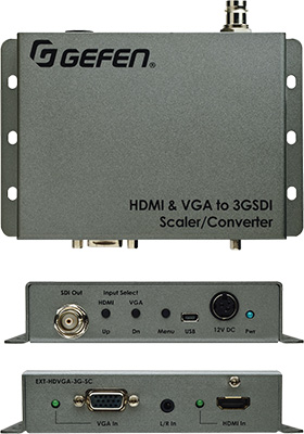 HDMI & VGA to 3GSDI Scaler/Converter HDMI & VGA to 3GSDI Scaler/Converter