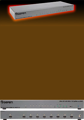 Ultra-HD 600MHz 1:8 HDMI Splitter Ultra-HD 600MHz 1:8 HDMI Splitter