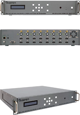 8x8 4K Ultra-HD 600 MHz HDMI Matrix 8x8 4K Ultra-HD 600 MHz HDMI Matrix