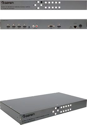 4K Ultra-HD 600 MHz 4x1 Multiview Seamless Switcher w/ Audio De-Embedder 4K Ultra-HD 600 MHz 4x1 Multiview Seamless Switcher w/ Audio De-Embedder