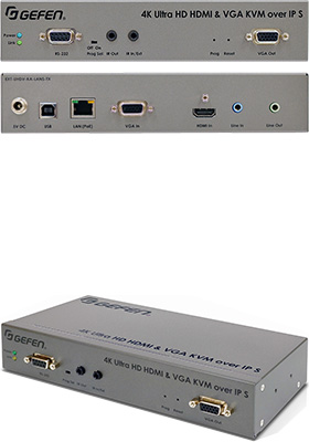 4K Ultra-HD HDMI & VGA over IP, Sender