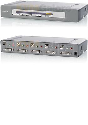 OmniView Secure DVI-D Dual-Link 4-Port KVM Switch OmniView Secure DVI-D Dual-Link 4-Port KVM Switch