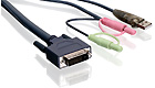 DVI-D (Dual-Link), Audio and USB KVM Cable, 6-Feet DVI-D (Dual-Link), Audio and USB KVM Cable, 6-Feet