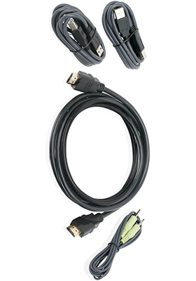 HDMI, Audio and Dual-USB KVM Cable Kit, 6-Feet (TAA) HDMI, Audio and Dual-USB KVM Cable Kit, 6-Feet (TAA)