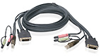 Dual-Link DVI-D/USB KVM Cable w/ Audio, 6-feet Dual-Link DVI-D/USB KVM Cable w/ Audio, 6-feet