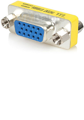 HD15 VGA Gender Changer, Female/Female HD15 VGA Gender Changer, Female/Female