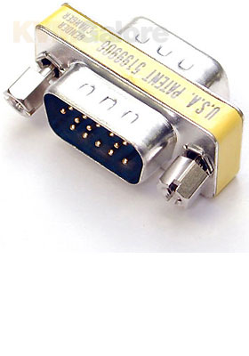 HD15 VGA Gender Changer, Male/Male HD15 VGA Gender Changer, Male/Male