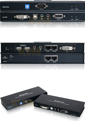 Dual-Link DVI USB Console Extender Dual-Link DVI USB Console Extender