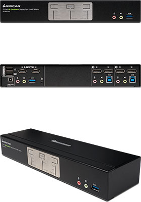 2-Port 4K DisplayPort to HDMI KM switch 2-Port 4K DisplayPort to HDMI KM switch