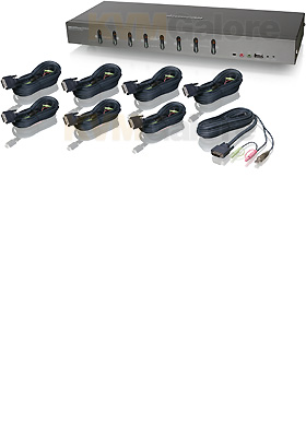 MiniView PRO, 8-Ports with VGA Support, DVI Kit MiniView PRO, 8-Ports with VGA Support, DVI Kit