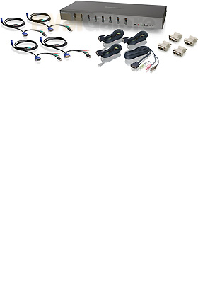 MiniView PRO, 8-Ports with VGA Support, DVI/VGA Kit MiniView PRO, 8-Ports with VGA Support, DVI/VGA Kit