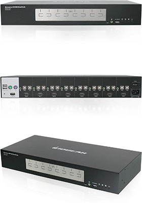 PPs 3.0, 8-Port, HDMI, Secure KVM Switch w/ CAC PPs 3.0, 8-Port, HDMI, Secure KVM Switch w/ CAC
