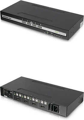 4-Port, DisplayPort, Secure KVM Switch w/ CAC 4-Port, DisplayPort, Secure KVM Switch w/ CAC