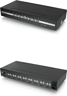 8-Port, DisplayPort, Secure KVM Switch w/ CAC 8-Port, DisplayPort, Secure KVM Switch w/ CAC