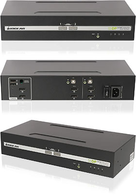 2-Port, Dual-DisplayPort, Secure KVM Switch