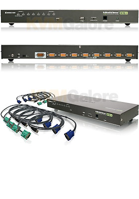 MiniView Ultra+ Combo, 8-Ports w/ USB KVM Cables MiniView Ultra+ Combo, 8-Ports w/ USB KVM Cables