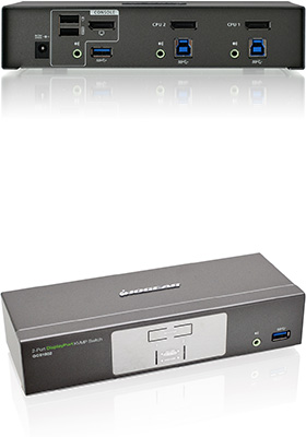 2-Port, 4K DisplayPort KVMP Switch 2-Port, 4K DisplayPort KVMP Switch
