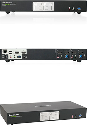 2-Port, 4K, Dual-View USB/HDMI KVMP Switch (TAA) 2-Port, 4K, Dual-View USB/HDMI KVMP Switch (TAA)
